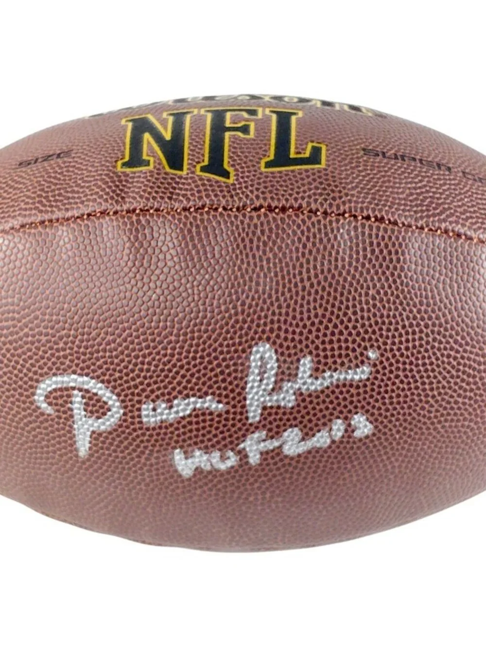Dave Robinson Signed Wilson NFL Football Packers HOF 2013 Proof COA